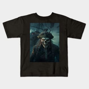 Pirate skeleton Kids T-Shirt